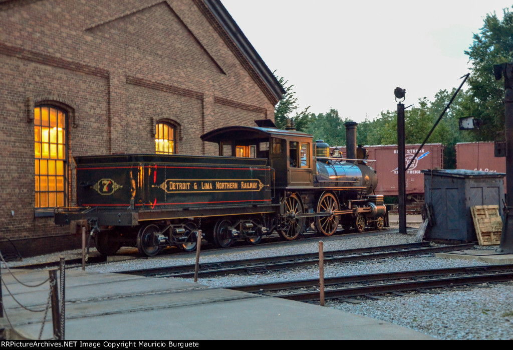 Detroit & Lima Northern Railway Steam Locomotive